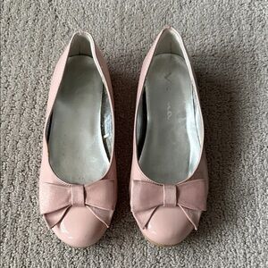 Nina Pink Kids Flats with Bow